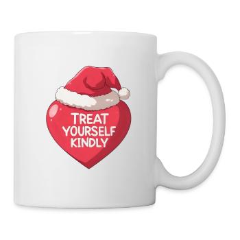 Anime Coeur Traitez-vous gentiment Noël - Mug blanc - blanc - Droite
