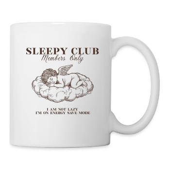 Sleepy Club Cherub Renaissance Design - Mug - white - Right