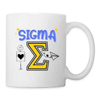 Sigma Jugend Worte - Tasse - Weiß - Rechts