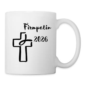 Confirmation Sponsor 2026 Confirmation Fish dives into cross - Mug - white - Right