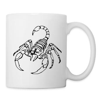 T-shirt du zodiaque Scorpion - Mug blanc - blanc - Droite