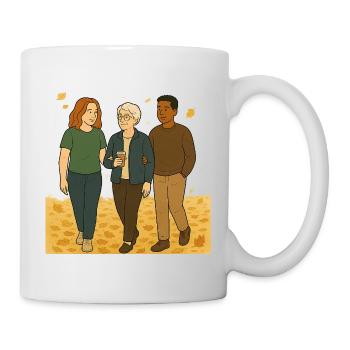 Oma Karin  - Tasse - Weiß - Rechts