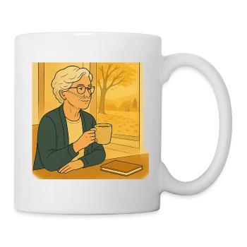 Oma Karin - Tasse - Weiß - Rechts
