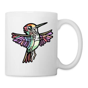 Hummingbird Bird Halloween Zombie - Mug - white - Right