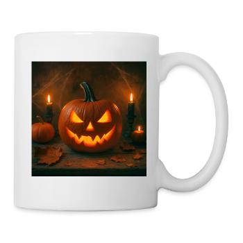 Halloween - Citrouille - Mug blanc - blanc - Droite