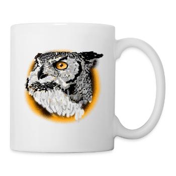 Night Owl Portrait - Mug - white - Right