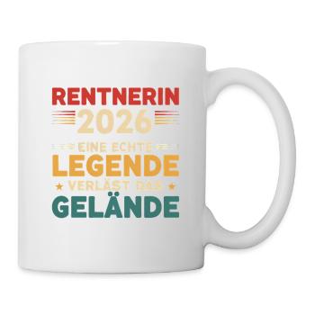 2026 Retirement Legend – Retired Saying Gift - Mug - white - Right