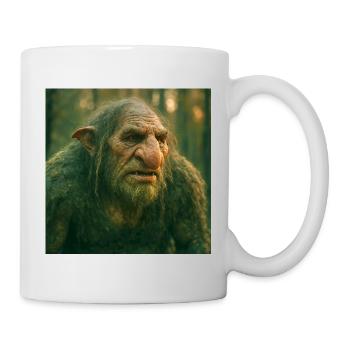 Norse mythology, creature, troll - Mug - white - Right
