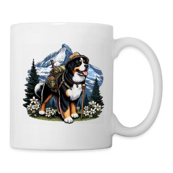 Berner Berge in den Alpen - Tasse - Weiß - Rechts