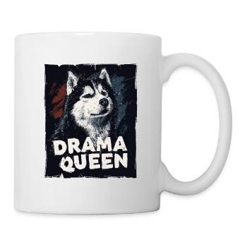 Husky Drama Queen - Mug - white - Right