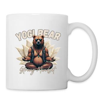 Yogi Bear – Strong Mindset | Spiritual Bear - Mug - white - Right