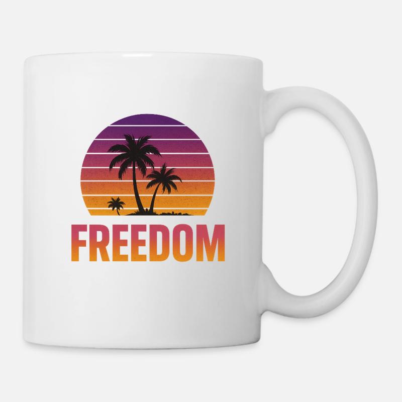 Freedom Sunset - Mug - white
