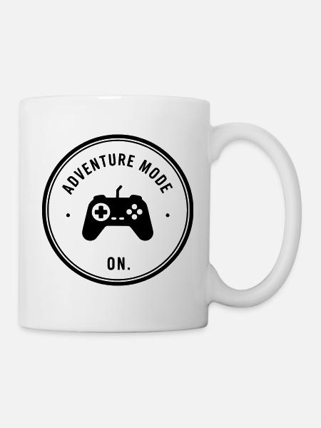 Mode aventure activé - Mug blanc - blanc