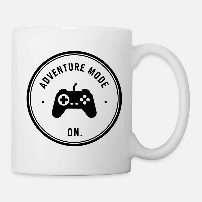 Adventure mode on - Mug - white