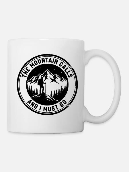 L’appel de la montagne - Mug blanc - blanc