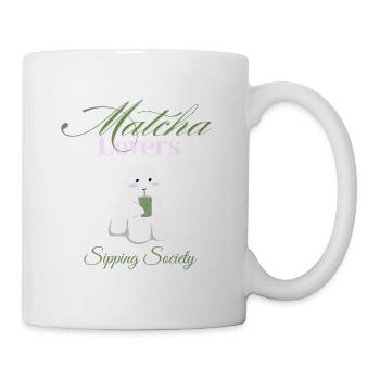 Matcha Liebhaber Sipping Matcha Lovers - Mug - white - Right