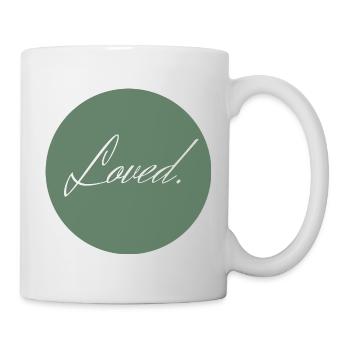 Loved - Tasse - Weiß - Rechts