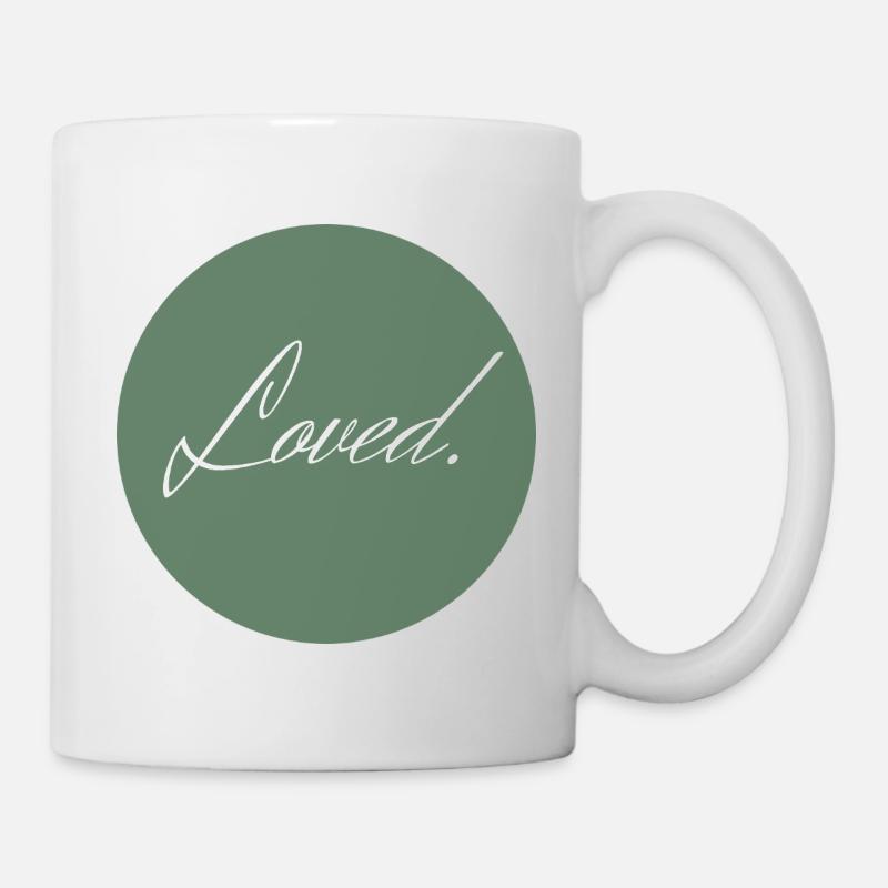 Loved - Tasse - Weiß