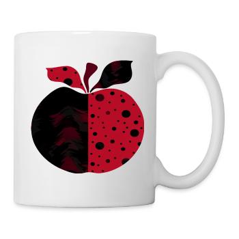 Apfel - Tasse - Weiß - Rechts