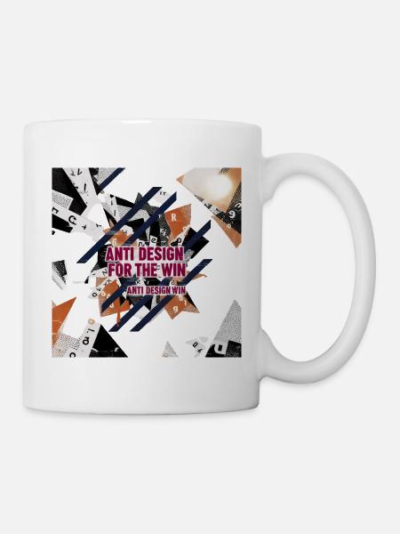 Anti-Design_for_the_Win_Collage - Tasse - Weiß