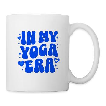 Yoga Geschenk Meditation Selfcare Achtsamkeit - Tasse - Weiß - Rechts