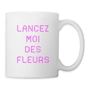 THROW FLOWERS AT ME! - Mug - white - Right