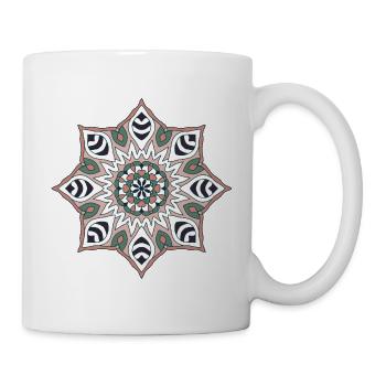 Earth Tone Mandala Pattern - Mug - white - Right