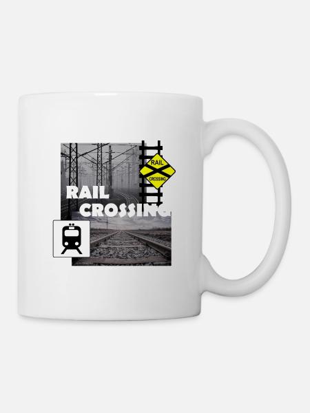RAIL CROSSING - Tasse - Weiß