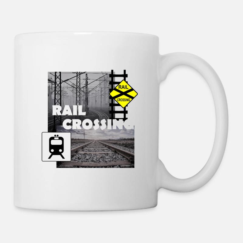 RAIL CROSSING - Tasse - Weiß