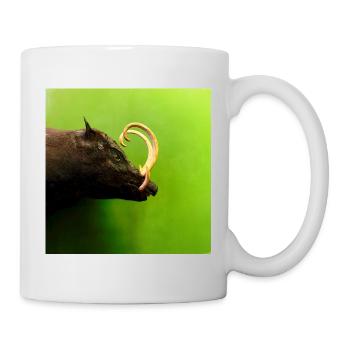 Sanglier - Mug blanc - blanc - Droite