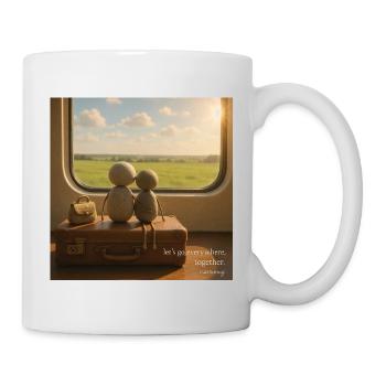 Railside Companions Reise-Set - Tasse - Weiß - Rechts