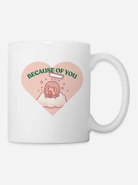 Wegen dir - Douceur Câline - Tasse - Weiß