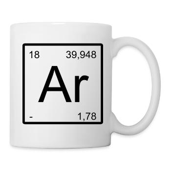 Argon Symbol Graphic - Mug - white - Right