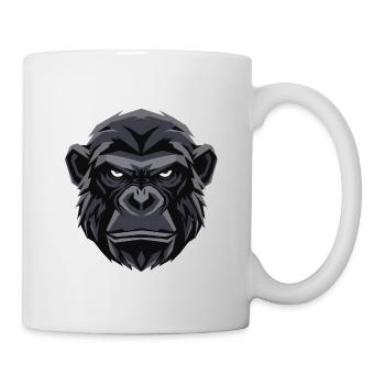Geometric Gorilla Head - Mug - white - Right