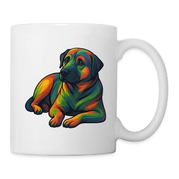 Hund-Kangal - Tasse - Weiß - Rechts