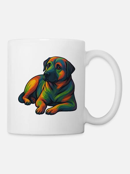 Hund-Kangal - Tasse - Weiß