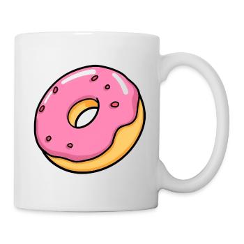 Donut - Tasse - Weiß - Rechts