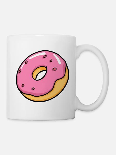 Donut - Tasse - Weiß