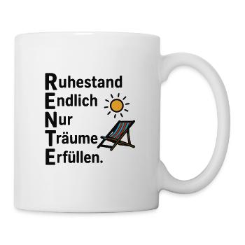 Retirement finally only fulfills dreams! - Mug - white - Right