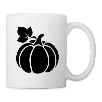 Pumpkin motif – autumnal, decorative and stylish - Mug - white - Right