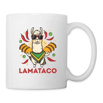 LamaTaco Fiesta Lama - Mug blanc - blanc - Droite
