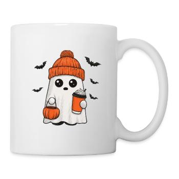 Cute Ghost for Halloween - Mug - white - Right