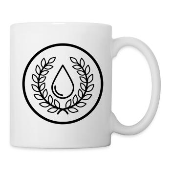Wasser_Umweltschutz_Naturschutzvektor - Mug - white - Right