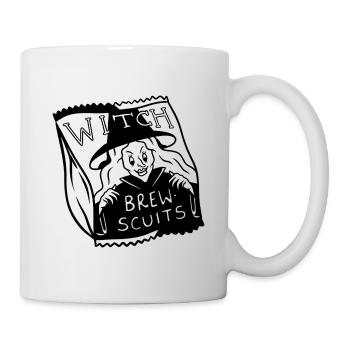 Spukbier-Scuits - Tasse - Weiß - Rechts