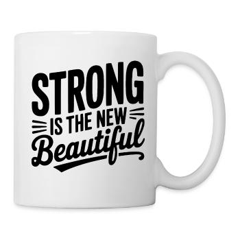 Strong is the New Beautiful - Mug - white - Right