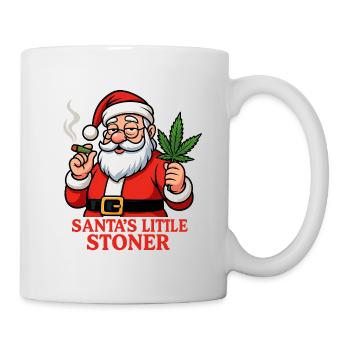 Santas Kleiner Stoner - Tasse - Weiß - Rechts