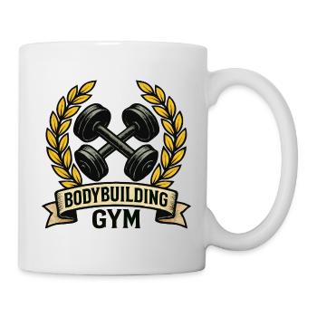 Strength Training Gym Laurel Emblem - Mug - white - Right