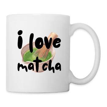 I love matcha sayings gift idea gift - Mug - white - Right