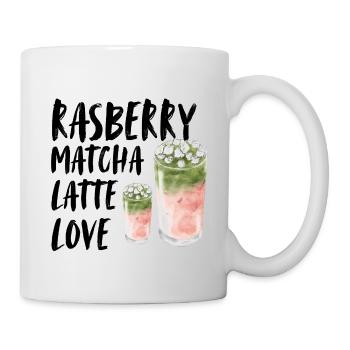 Rasberry Matcha Latte Love Matcha Lover Saying - Mug - white - Right