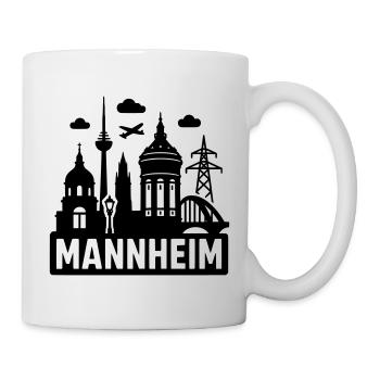 Mannheim Silhouette - Mug - white - Right